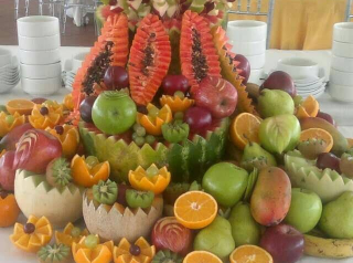 Decoração com Frutas de Sobre-Mesa
